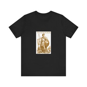 Telemachus-T-Shirt (Griechische Mythologie) | Sohn des Odysseus (Homer-Epos) | Geschenk für Fans von Dark Academia Bild 3