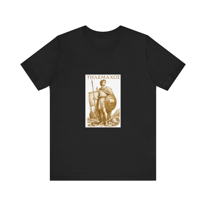 Telemachus-T-Shirt (Griechische Mythologie) | Sohn des Odysseus (Homer-Epos) | Geschenk für Fans von Dark Academia Bild 3