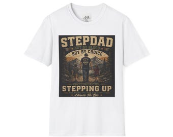 Chemise beau-père, t-shirt pas par le sang mais par choix, t-shirt papa en prime, chemise Merci d'avoir intensifié ses efforts, cadeau beau-père