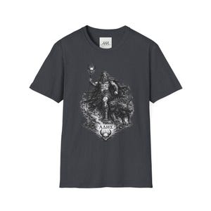 ハデス（ギリシャ神話の神）Tシャツ｜ダークファンタジー ハデスとケルベロス ユニセックスTシャツ｜オリンピアンコレクション 画像 12