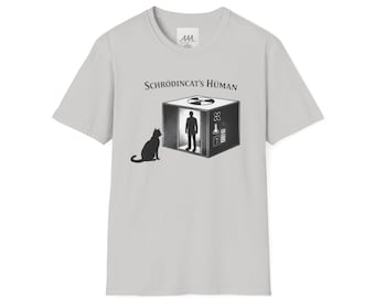 Chemise drôle de chat de Schrödinger T-shirt de chat de physique Chemise de mécanique quantique Nerd humour cadeau pour le physicien amateur de chat T-shirt de geek