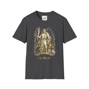 Zeus T-Shirt | King of the Gods Greek Mythology Tee | Ancient Greece Graphic Shirt | Gift for History Lover | Unisex Soft Cotton image 10