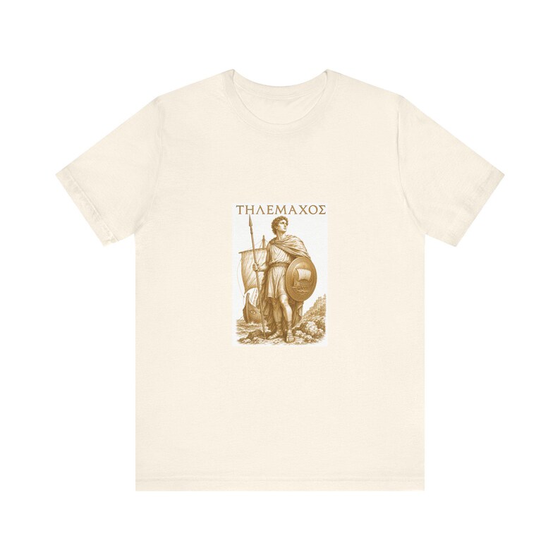 Telemachus-T-Shirt (Griechische Mythologie) | Sohn des Odysseus (Homer-Epos) | Geschenk für Fans von Dark Academia Bild 4