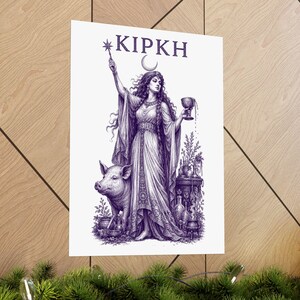 Circe Enchantress Wall Art Poster | Greek Mythology Matte Print, The Odyssey Homer Ancient Greece Decor image 13