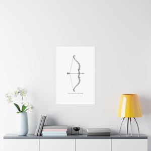 Póster de arte mural "La prueba del arco" / Impresión mate de mitología griega, decoración de la Antigua Grecia de La Odisea de Homero imagen 8
