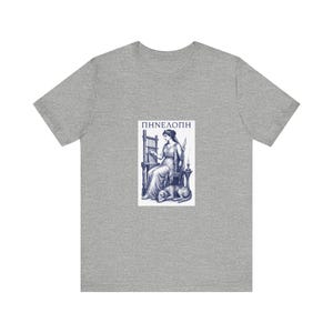 Penelope grekisk mytologi T-shirt | Odysseus hustru Homeros epos | Dark Academia litterär gåva bild 5