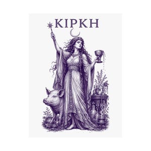 Circe Enchantress Wall Art Poster | Greek Mythology Matte Print, The Odyssey Homer Ancient Greece Decor image 10