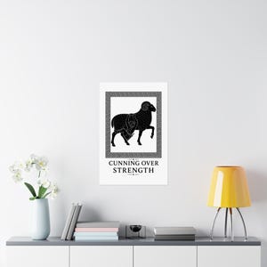 Cunning Over Strength Wall Art Poster | Greek Mythology Matte Print, The Odyssey Homer Ancient Greece Decor image 8
