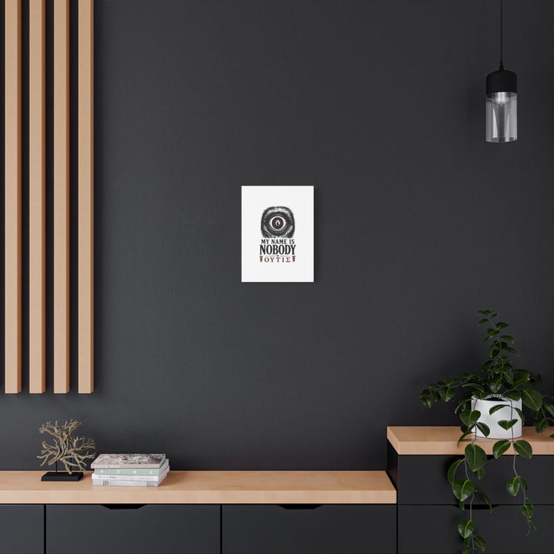 Cyclops Eye Nobody Canvas Wall Art | The Odyssey Homer Greek Mythology Polyphemus Home Decor Gift image 13