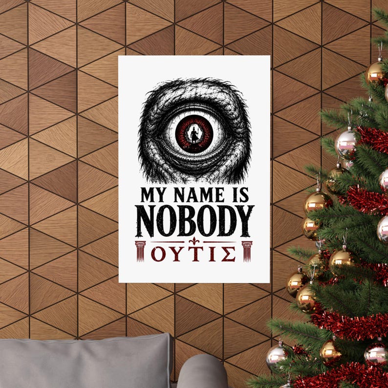 Mijn naam is niemand | Muurposter | Matte print met Griekse mythologie, De Odyssee, Cycloop, Homerus, Oud Griekenland afbeelding 4