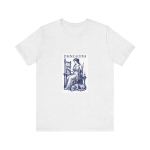 Penelope grekisk mytologi T-shirt | Odysseus hustru Homeros epos | Dark Academia litterär gåva bild 2