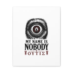 Cyclops Eye Nobody Canvas Wall Art | The Odyssey Homer Greek Mythology Polyphemus Home Decor Gift image 15
