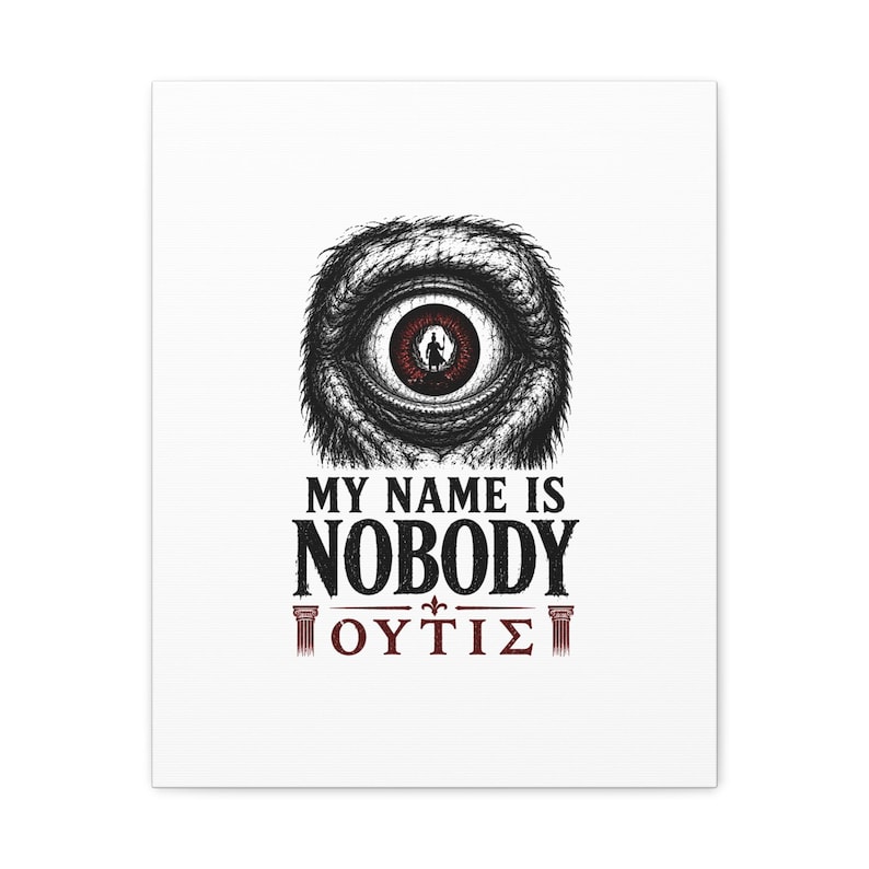 Cyclops Eye Nobody Canvas Wall Art | The Odyssey Homer Greek Mythology Polyphemus Home Decor Gift image 15