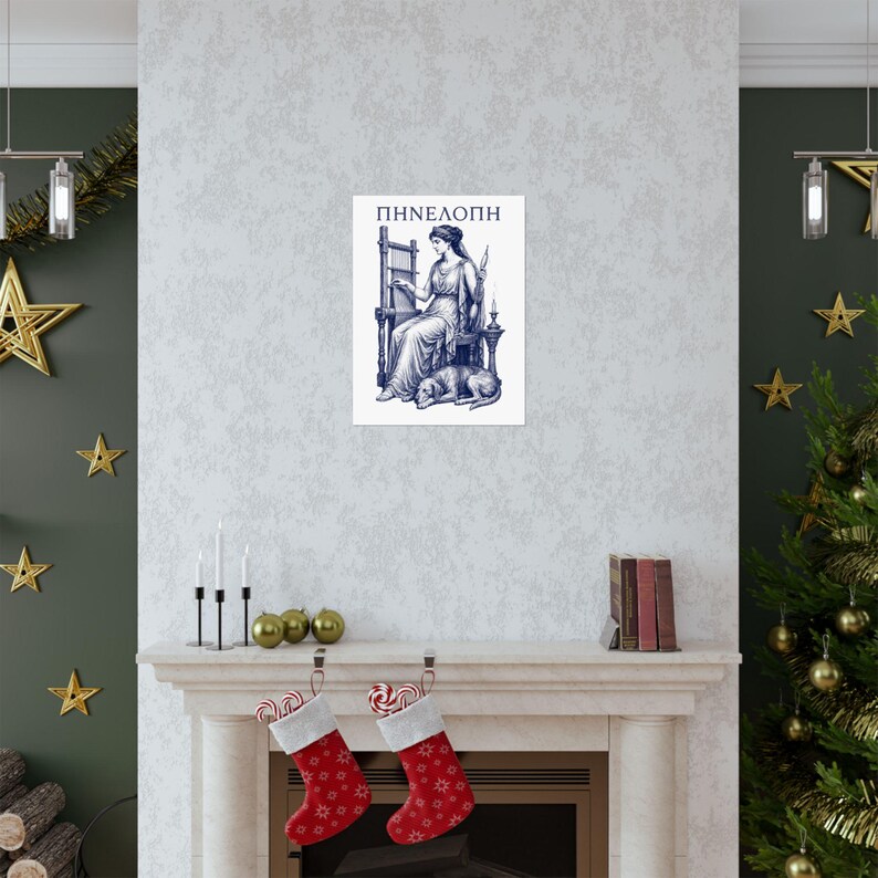 Penelope Wall Art Poster | Greek Mythology Matte Print, The Odyssey Homer Ancient Greece Decor image 15