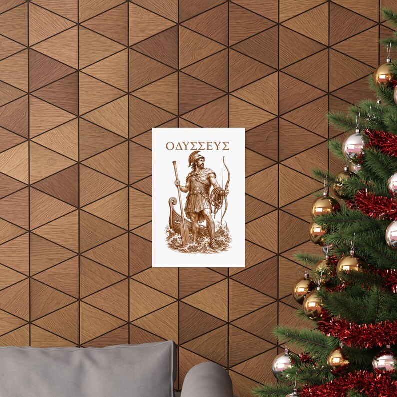 Odysseus Wall Art Poster | Greek Mythology Matte Print, The Odyssey Homer Ancient Greece Decor image 20