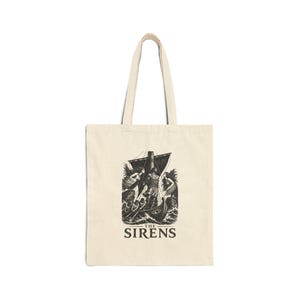 De Sirenen draagtas | De Odyssee Homerus Oude Griekenland Mythologie Literair cadeau afbeelding 1