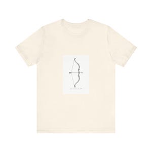 Minimalist Bow and Arrow Tee | Archery Shirt, Quiver Illustration image 4