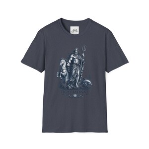 Poseidon T-Shirt | Greek God of the Sea Mythology Tee | Ancient Greece Graphic Shirt | Gift for Ocean Lover | Unisex Soft Cotton image 13