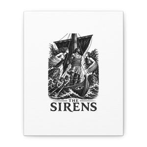 Sirenen-Leinwandbild | Odyssee, Homer, Antike griechische Mythologie, Wanddekoration, Geschenk Bild 1