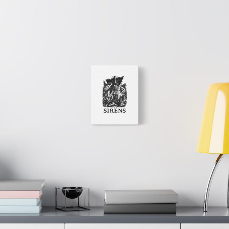 Sirenen-Leinwandbild | Odyssee, Homer, Antike griechische Mythologie, Wanddekoration, Geschenk Bild 3