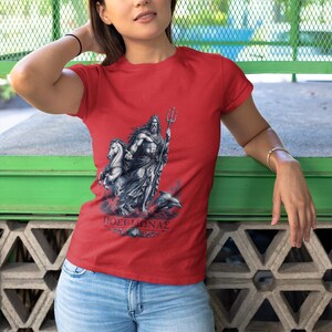 Poseidon T-Shirt | Greek God of the Sea Mythology Tee | Ancient Greece Graphic Shirt | Gift for Ocean Lover | Unisex Soft Cotton image 15