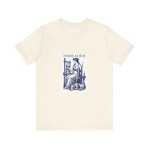 Penelope grekisk mytologi T-shirt | Odysseus hustru Homeros epos | Dark Academia litterär gåva bild 4