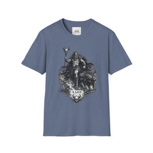 ハデス（ギリシャ神話の神）Tシャツ｜ダークファンタジー ハデスとケルベロス ユニセックスTシャツ｜オリンピアンコレクション 画像 10