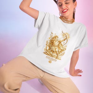 Apollo Greek God T-Shirt | Sun God Lyre Mythology Tee | Ancient Greece Graphic Shirt | Gift for Music Lover | Unisex Soft Cotton image 4