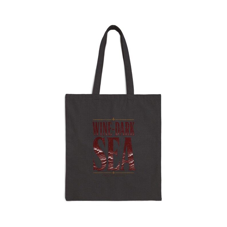 Sac cabas Mer Sombre Vin | L'Odyssée, Homère, Grèce antique, Mythologie, Cadeau Littéraire image 2