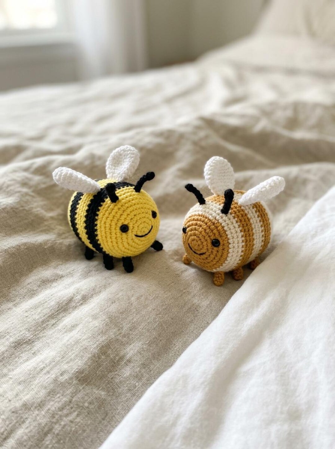 Bee Crochet Pattern PDF Amigurumi Bumblebee Plush Toy Cute Kawaii DIY ...