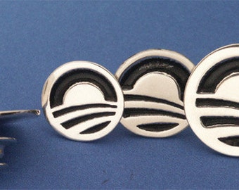 Obama Logo Sterling Silver Lapel Pin