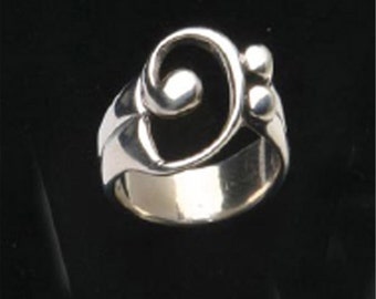 Bass Clef Ring
