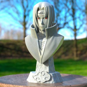 Crimson-Cloak Prodigy Byst | Tyst Skugga Porträtt | Samlarutställning | STL 3D-UTSKRIFTSFILER