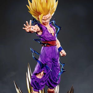 Teen Lightning Aura Figure | Battle Raised Martial Hero 3D Print Files (STL Download)