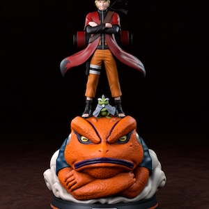 Toad Sage Foxfire Ascendant | Mystic Ninja Warrior Statue | Diorama Display | STL 3D PRINT Files