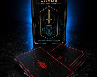 Fan-Made Tarot Deck Inspired by Cyberpunk 2077 | 26 Collectible Cards | Storage Box & Instruction Booklet