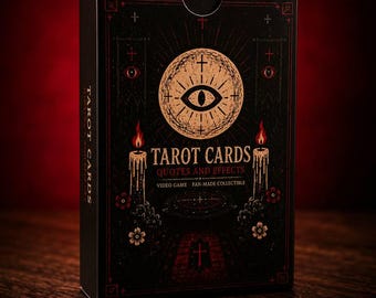 Fan-Made Tarot Deck Inspired by Cult of the Lamb | 85 Collectible Cards | Storage Box & Instruction Booklet