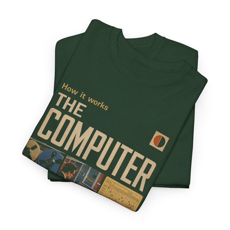 Retro Computer T-shirt, Vintage 1960s Computing Shirt, Programmer Gift ...