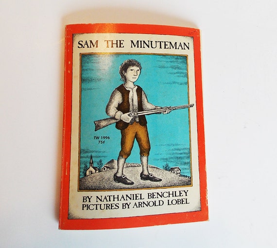 Vintage Children S Book Sam The Minuteman 1st Printing Etsy
