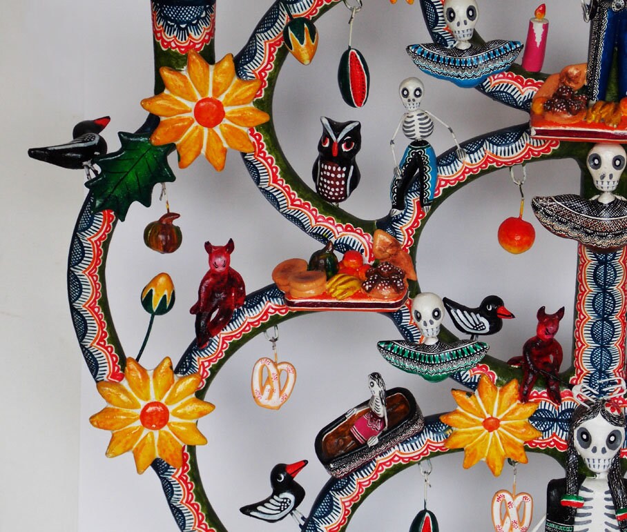 SALE Day of the Dead SALE Dia de Los Muertos Candelabra Etsy