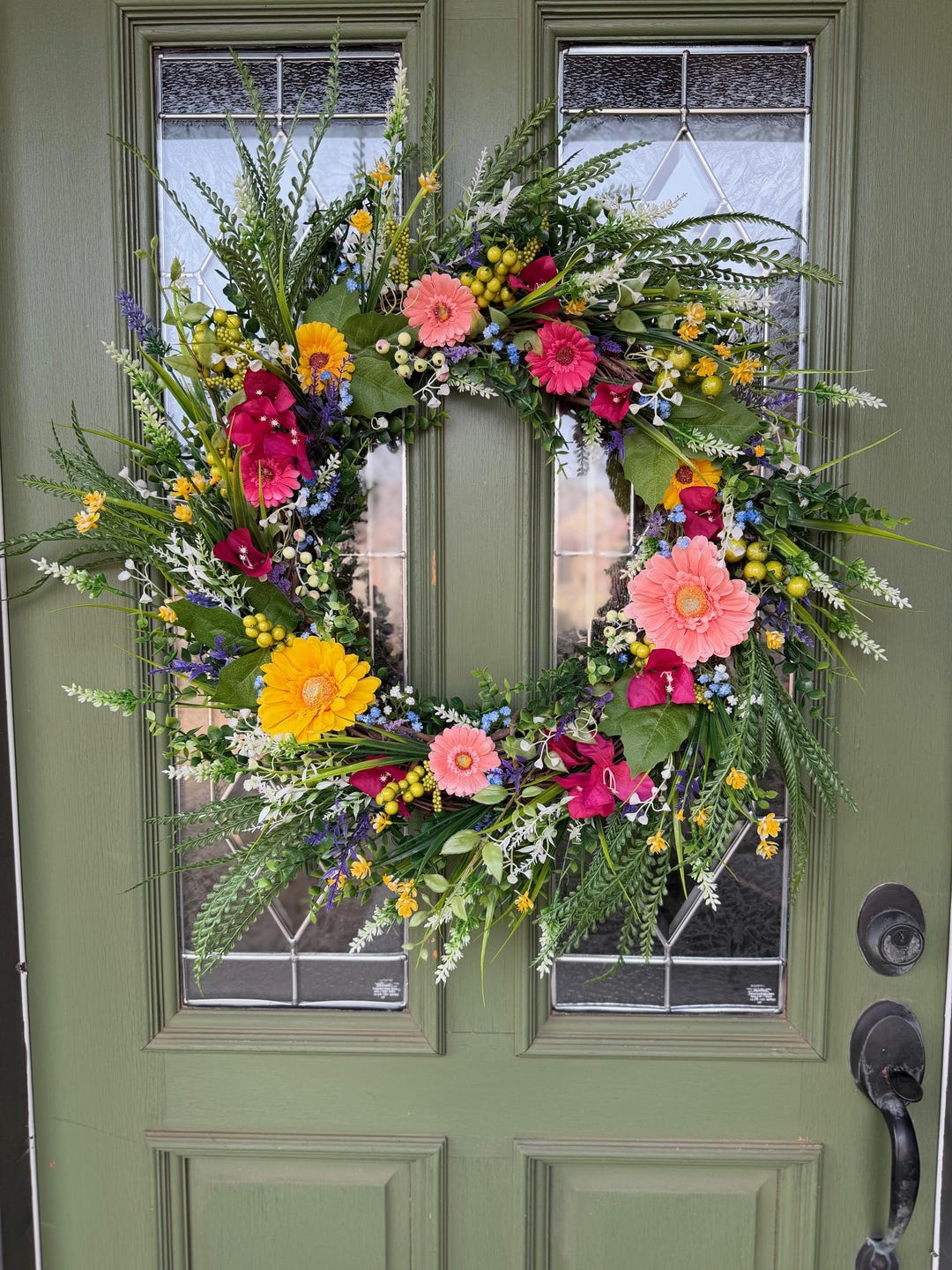 Outdoor Spring Wreath