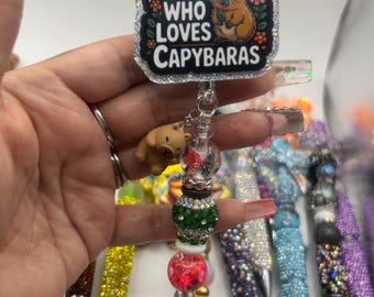 Badge Reel Capybara