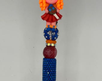 Bolígrafo Payaso Bling de arcilla pequeña
