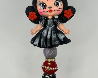 Bling Pen Arcilla Grande Dia de Los Muertos