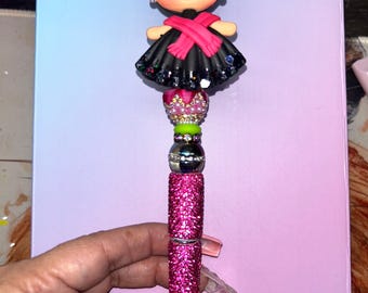 Penna Bling Grande Argilla Frida, Messicana, Vergine