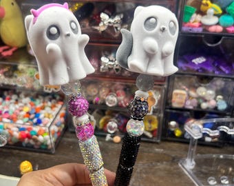 Gran corralito para gatos fantasma flocado