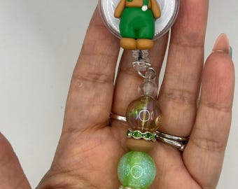Badge Reel Capybara Small Clay
