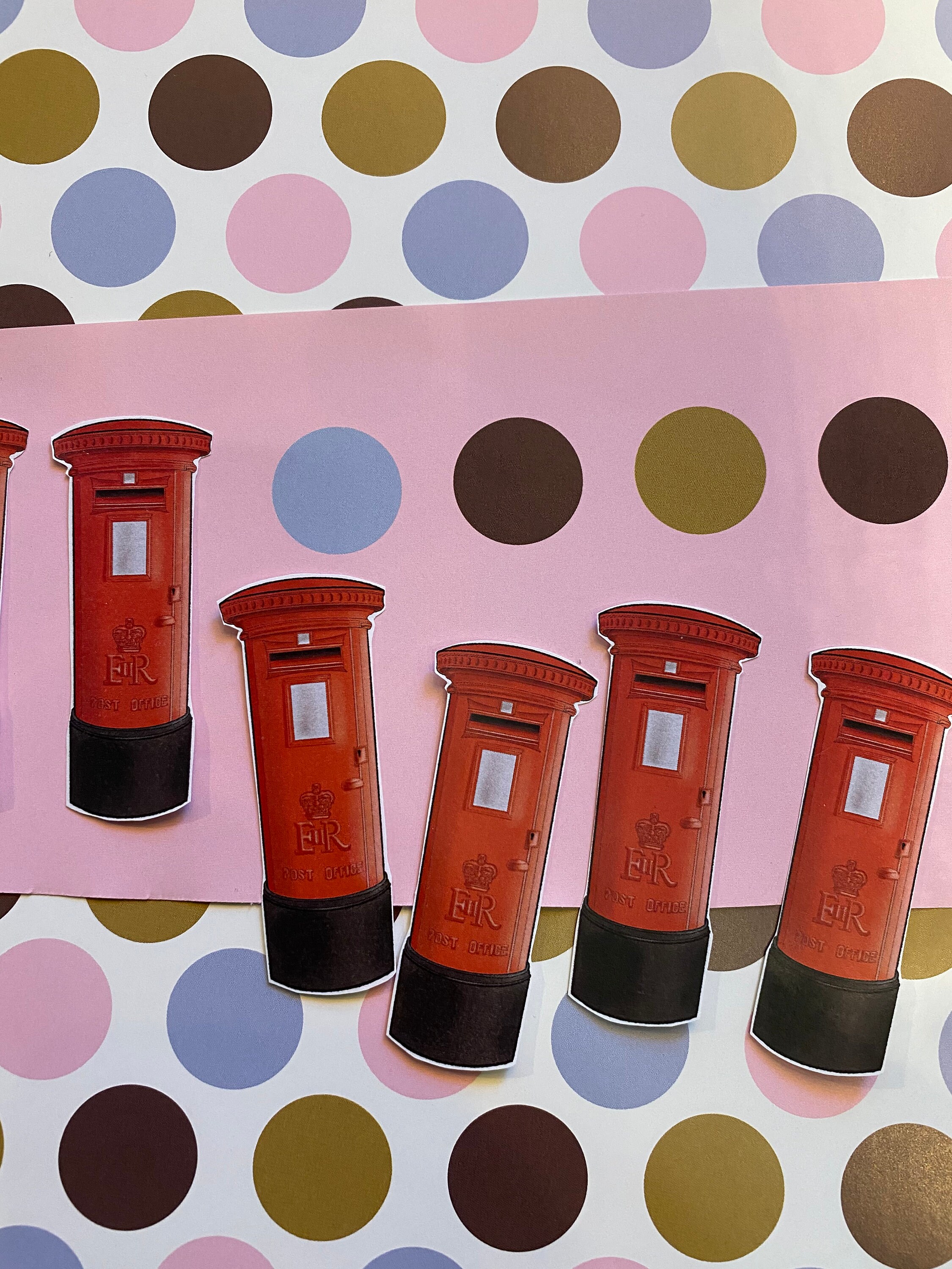 UK mail boxes die cut stickers Etsy