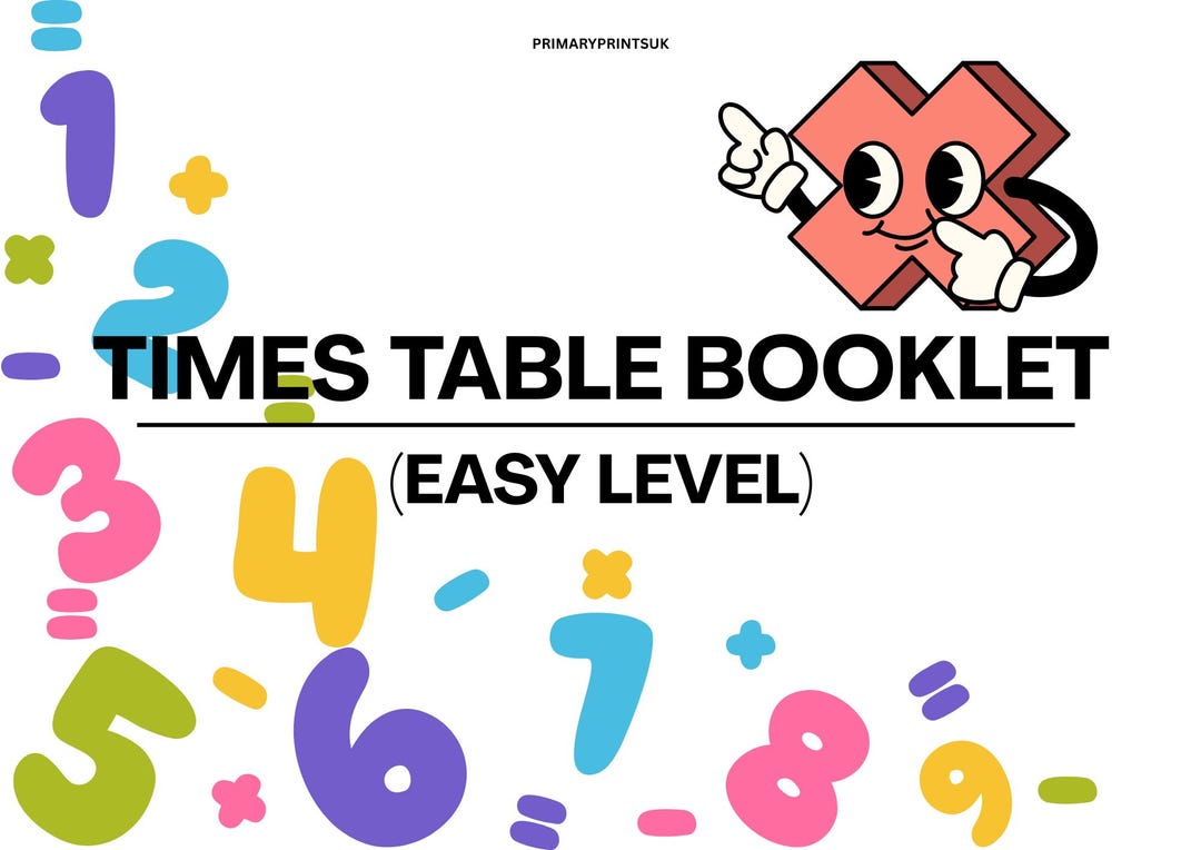 Interative Timetables Digital Interactive Times Tables Booklet | Easy Level | 2 to 12 Times ...