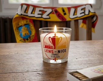 Vela de fútbol con lente especial